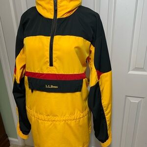 š„HPš„New condition LLBean Anorak pullover 1/4zip 90s with lots adjustments M
